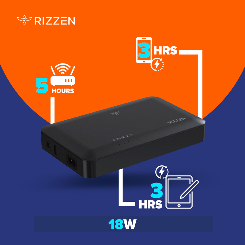 67% off on Rizzen 18W Mini DC UPS | OneDayOnly