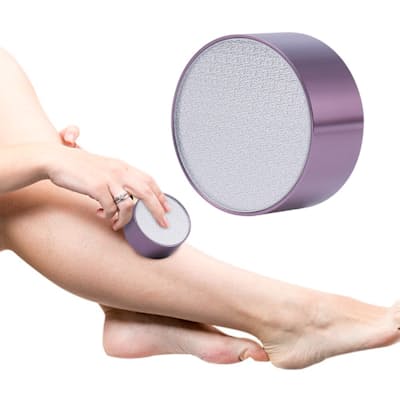 2x 3-in-1 Painless Epilator Hair Remover, Nail Buffer and Foot Exfoliators