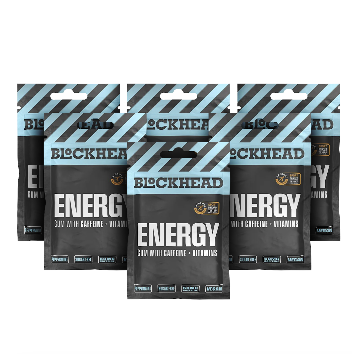 22 off on BLOCKHEAD 6x 7's Energy Gums OneDayOnly
