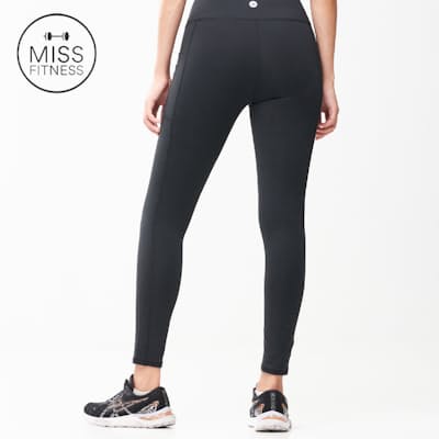 Ladies Long High Waisted Active Tights