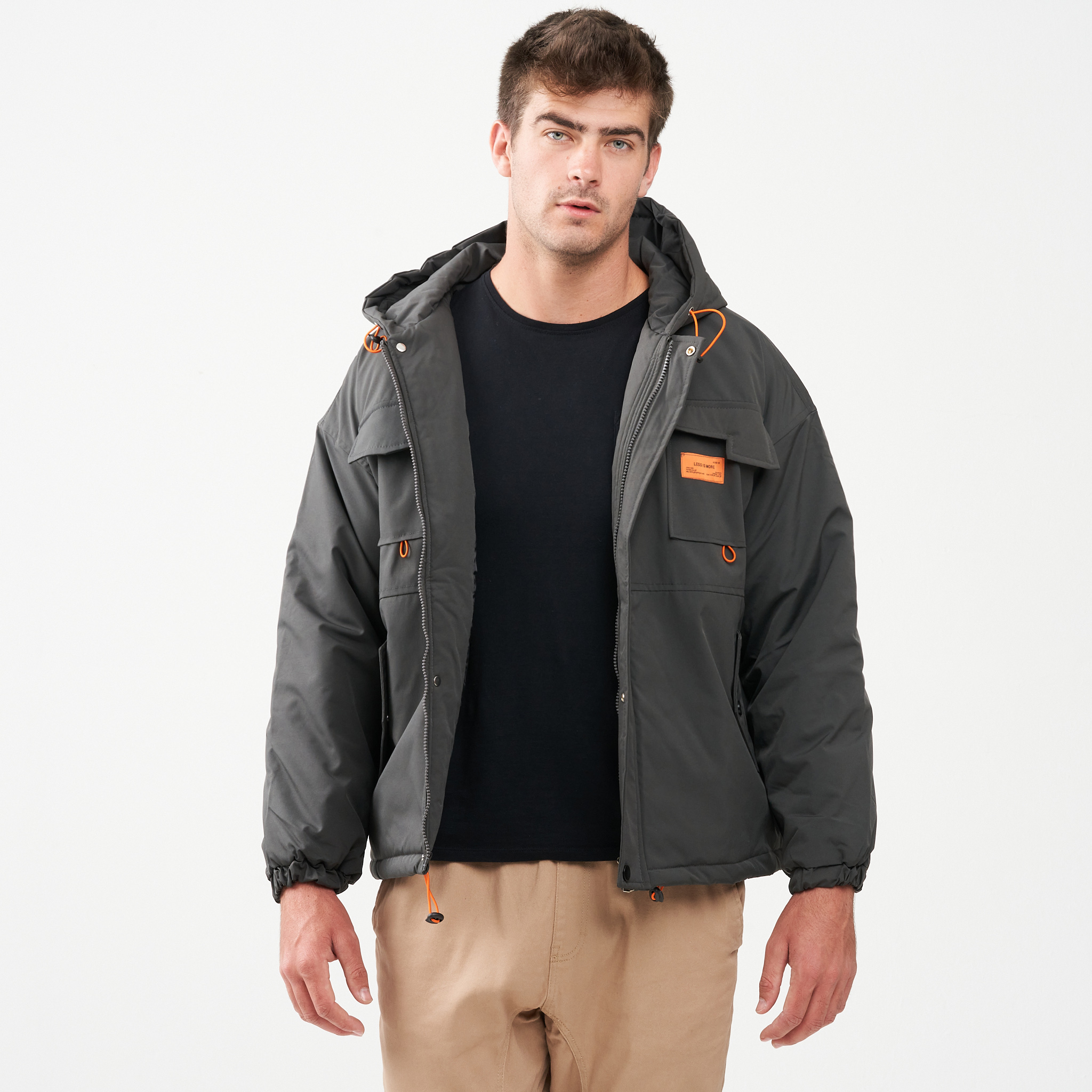 40% off on JSG Men's Hooded Utility Jacket | OneDayOnly
