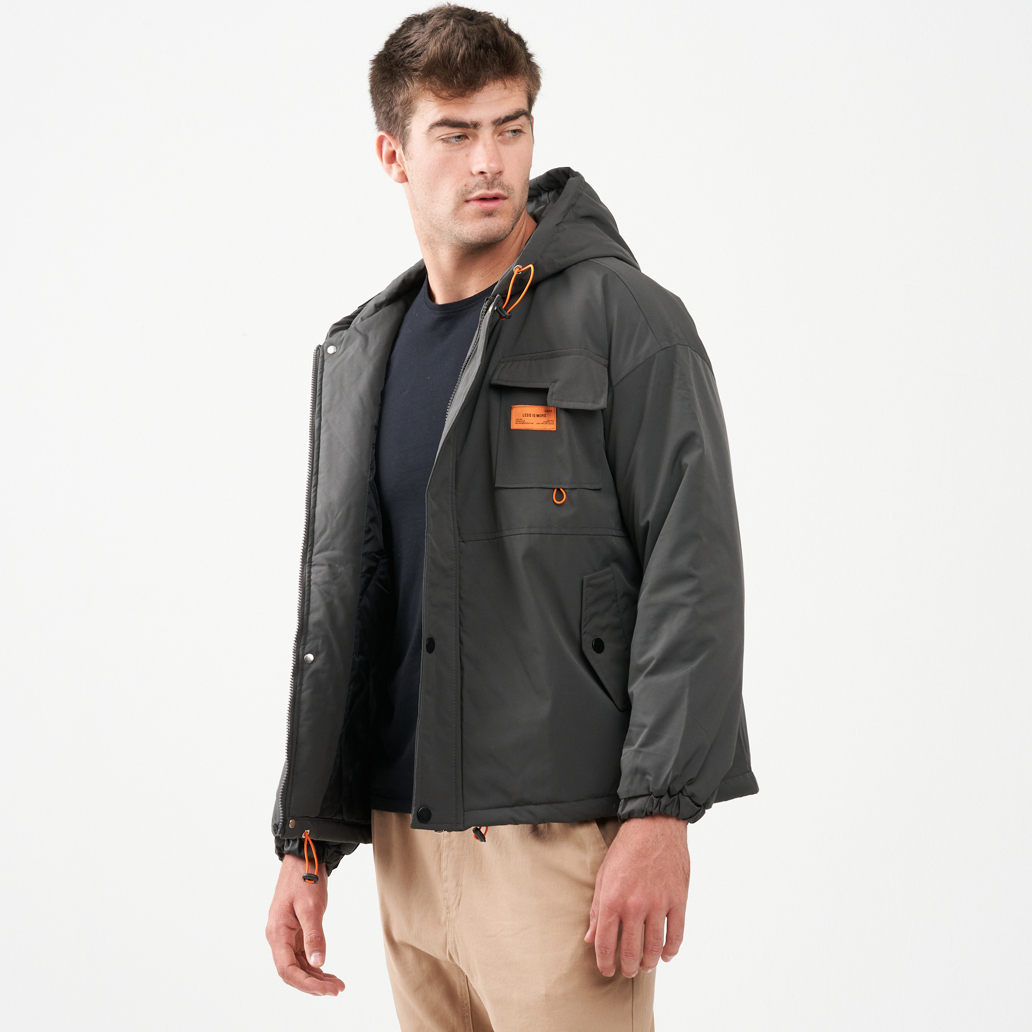40 off on JSG Men's Hooded Utility Jacket OneDayOnly