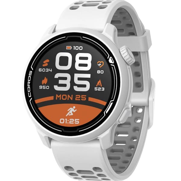 PACE 2 GPS Sport Watch with White Silicone Band