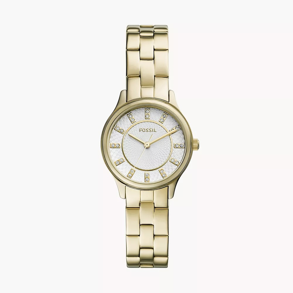 Ladies Modern Sophisticate Three-Hand Gold-Tone Stainless Steel Watch