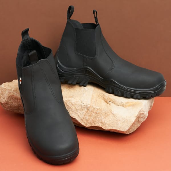 Men's Genuine Leather Chelsea Vibram Boots