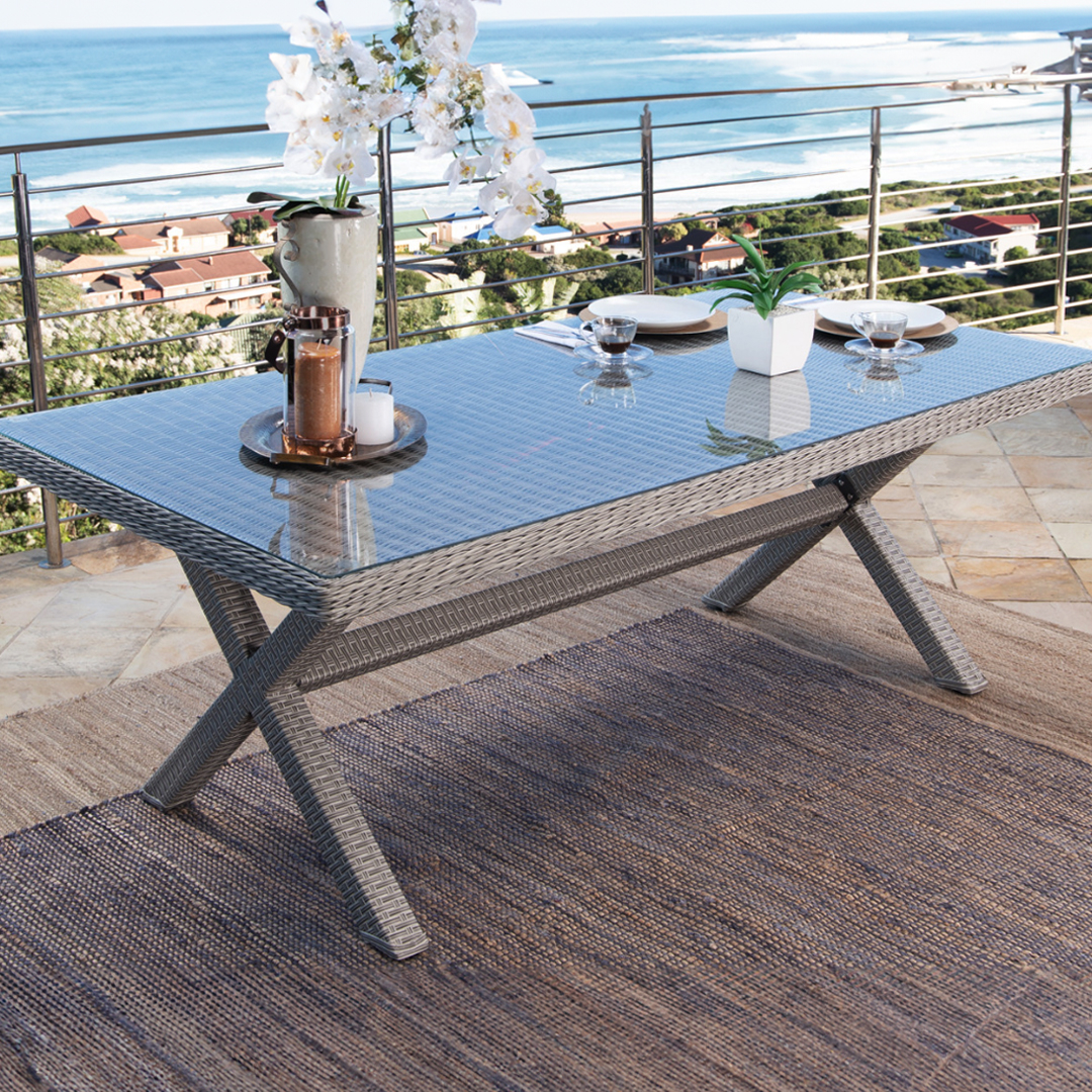 2m Patio Dining Table
