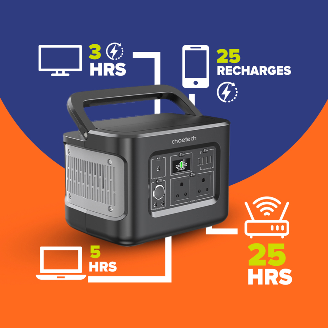 54 off on Choetech 600W Power Station OneDayOnly