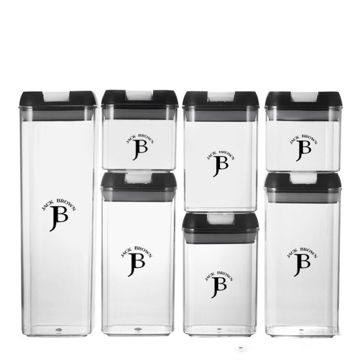 7-Piece Air Tight Food Storage Containers with Labels & Marker