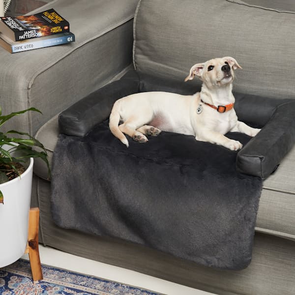 Raised Edge Dog Sofa Travel Protector with Removable Cover
