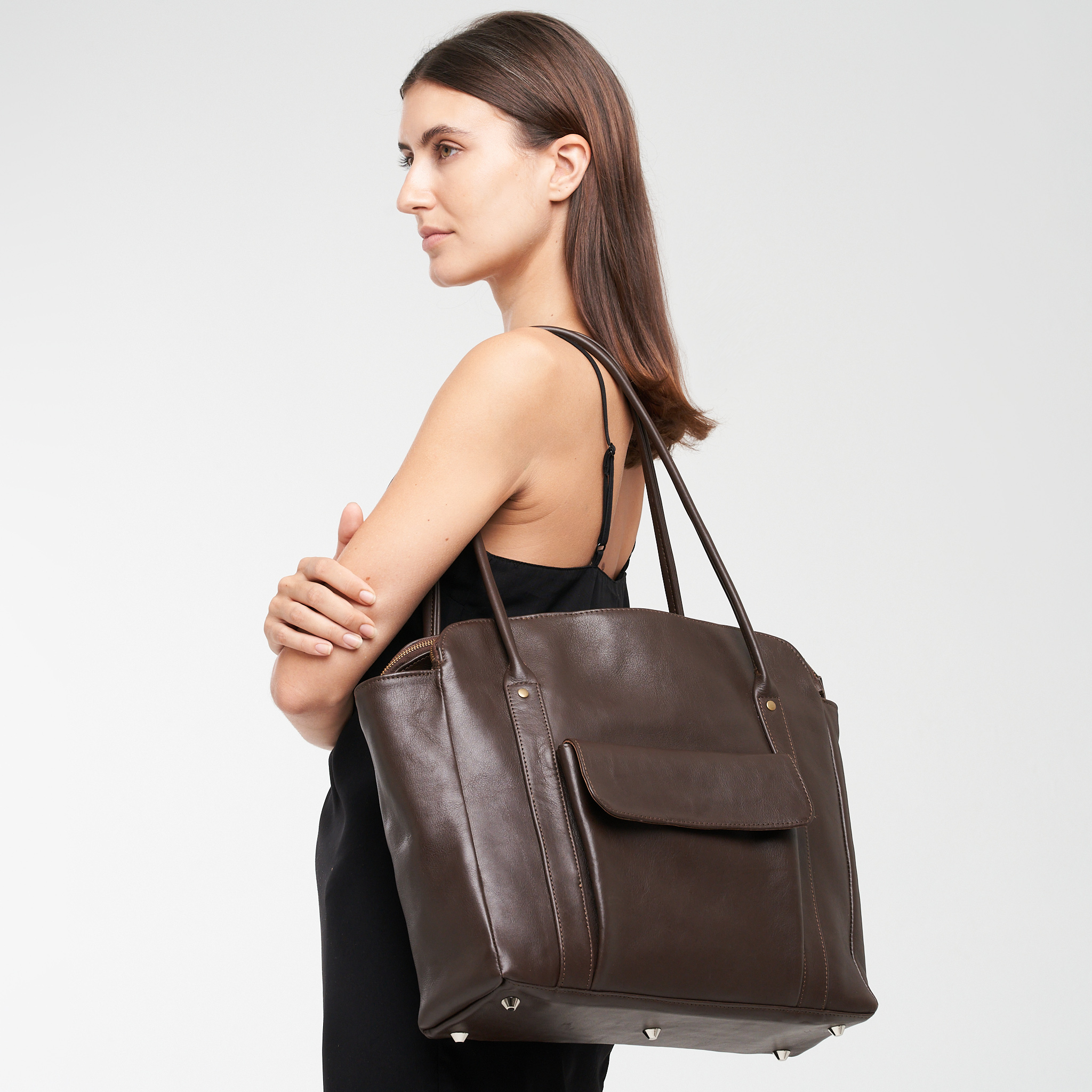 43% off on West & Brown Leather Ella Laptop Bag | OneDayOnly