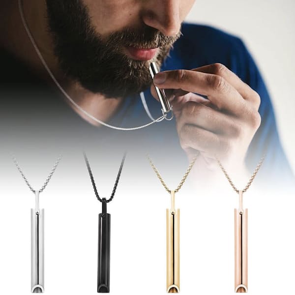 Anti-Vape Anxiety Relief Breathing Necklace