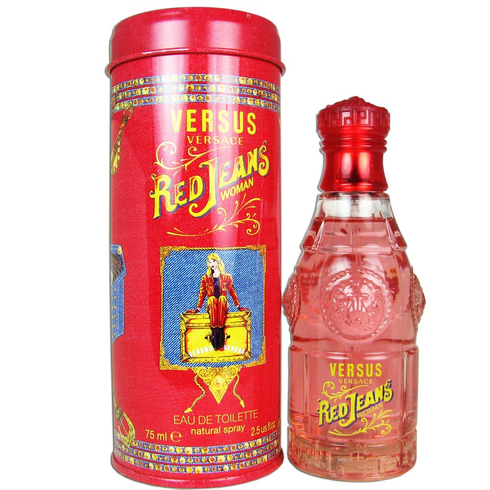 香水(ユニセックス) Versace Red Jeans.Blue Jeans.White Jeans 45% off on Versace 75ml Ladies Red Jeans EDT | OneDayOnly