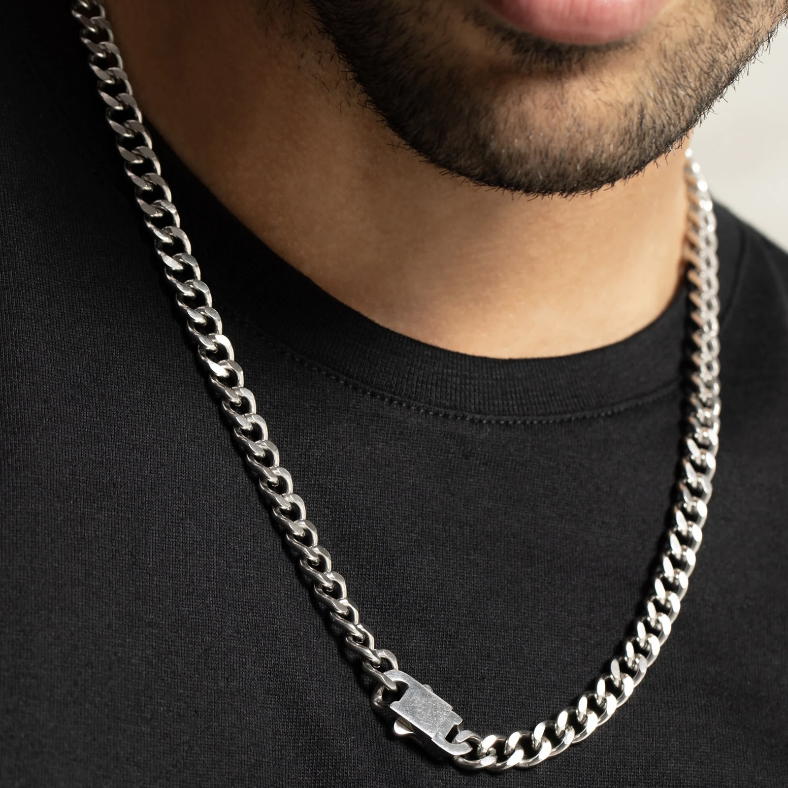 Men's Locked Cuban Chain Necklace