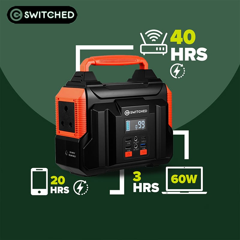 300W 222Wh Portable Power Station