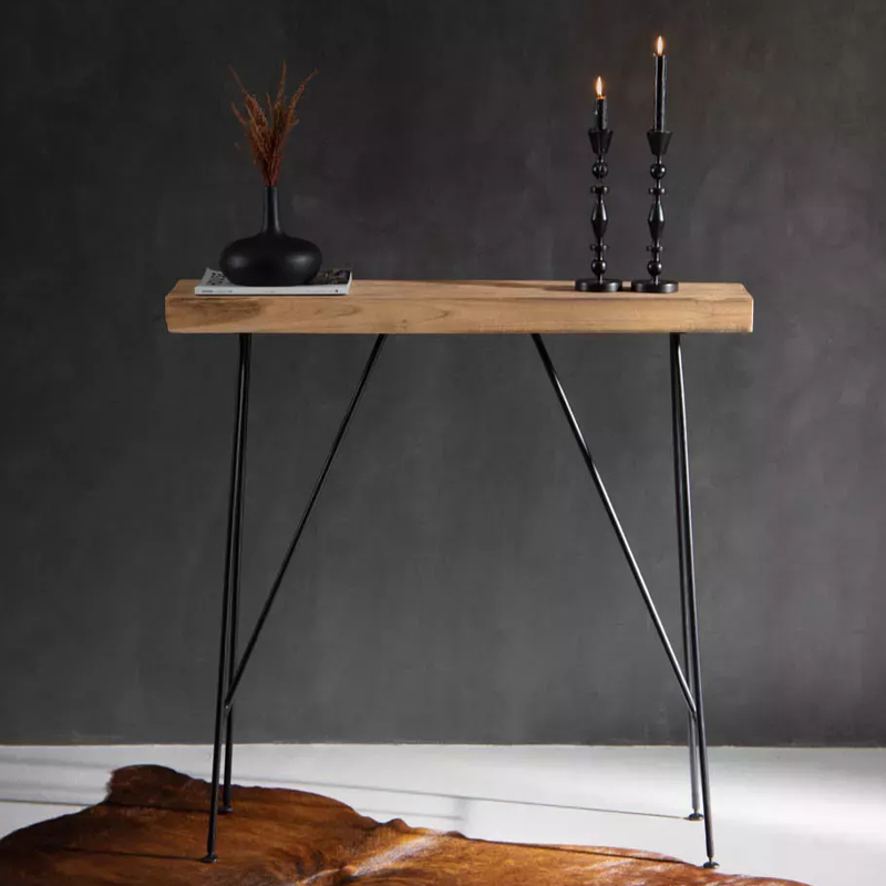 Teak Wood Console Table