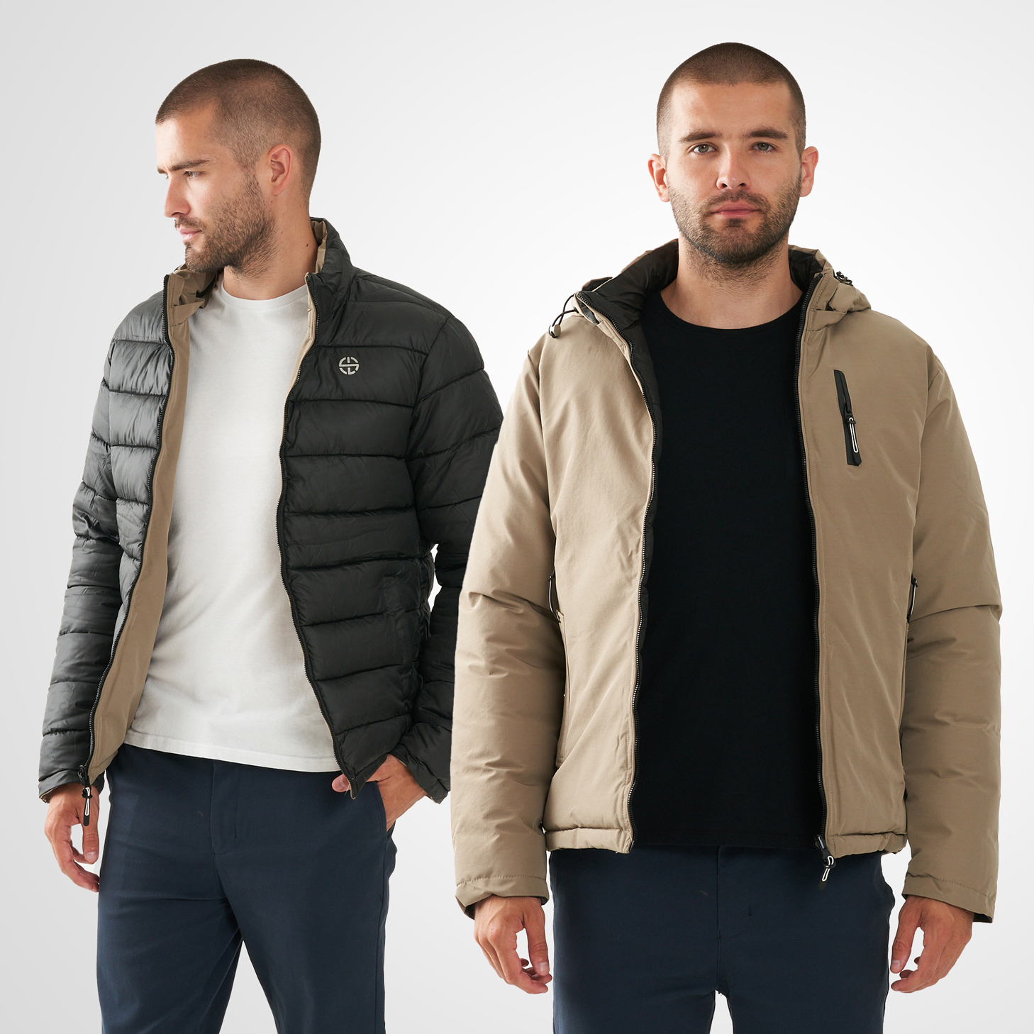 69% off on Men's Reversible Puffer Jacket | OneDayOnly