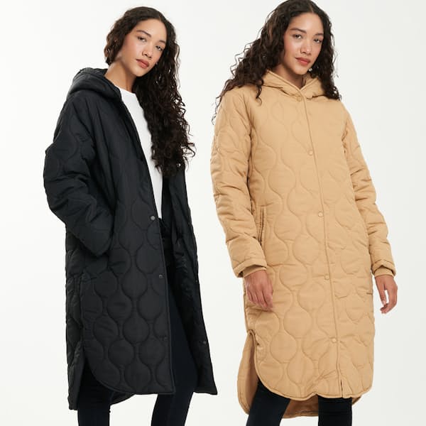 Ladies Quilted Puffer Jacket