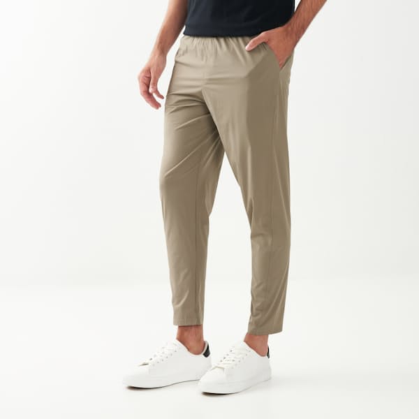 Mens 4-Way Stretch Comfy Slim Fit Pants with Pockets