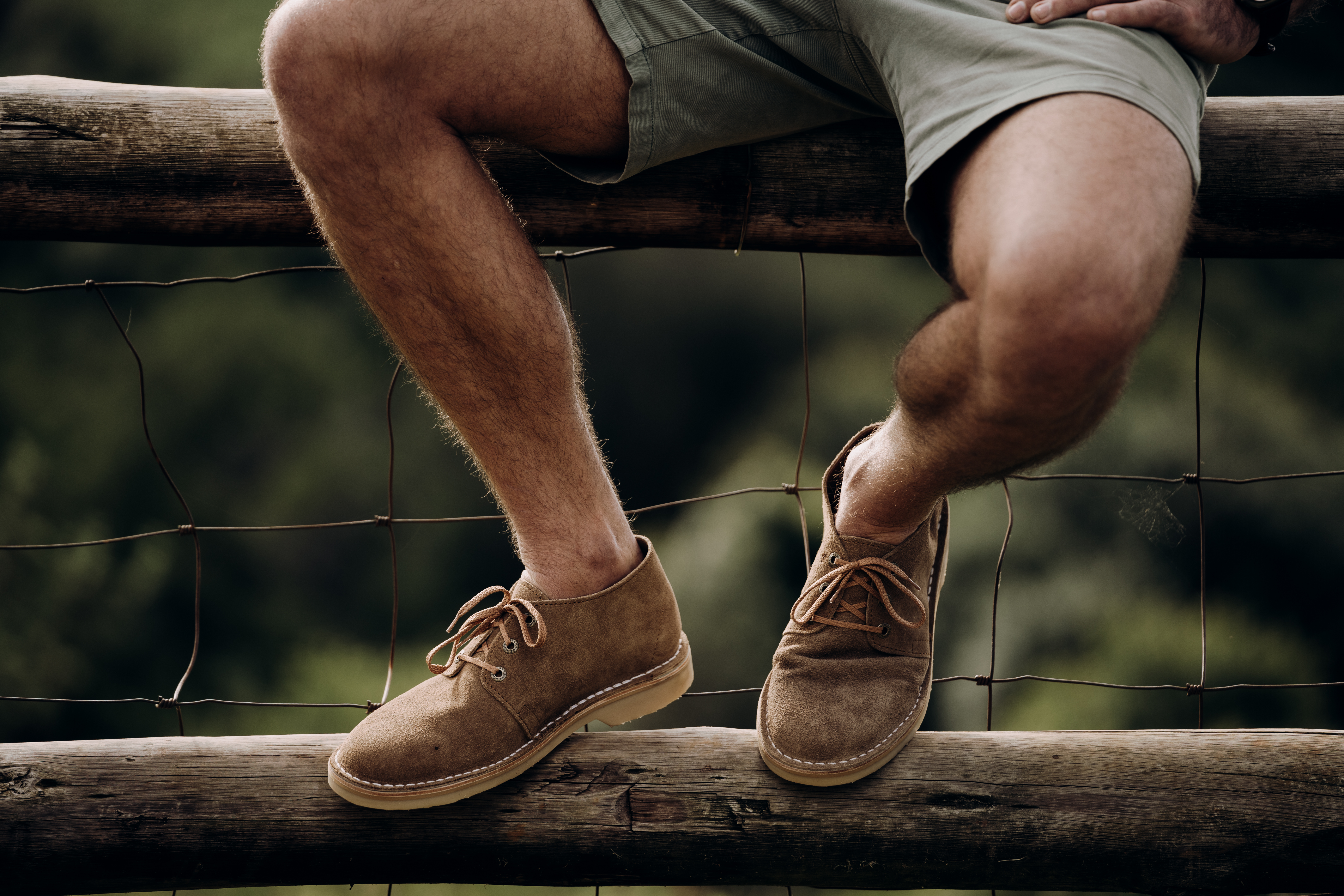20% off on Unisex Khaki Suede Leather Vellies | OneDayOnly
