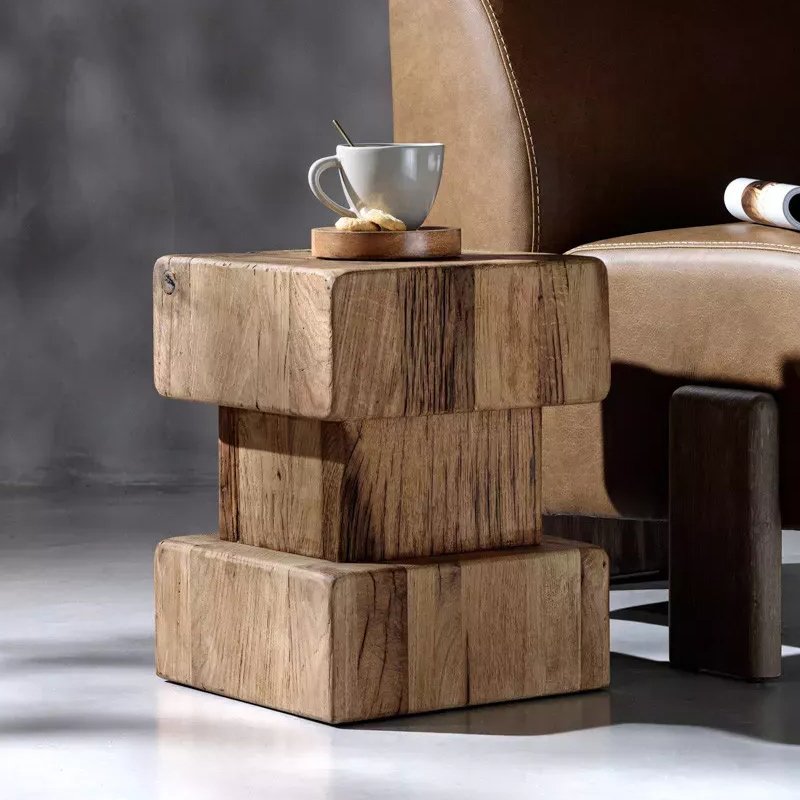 Reclaimed Oak Side Table