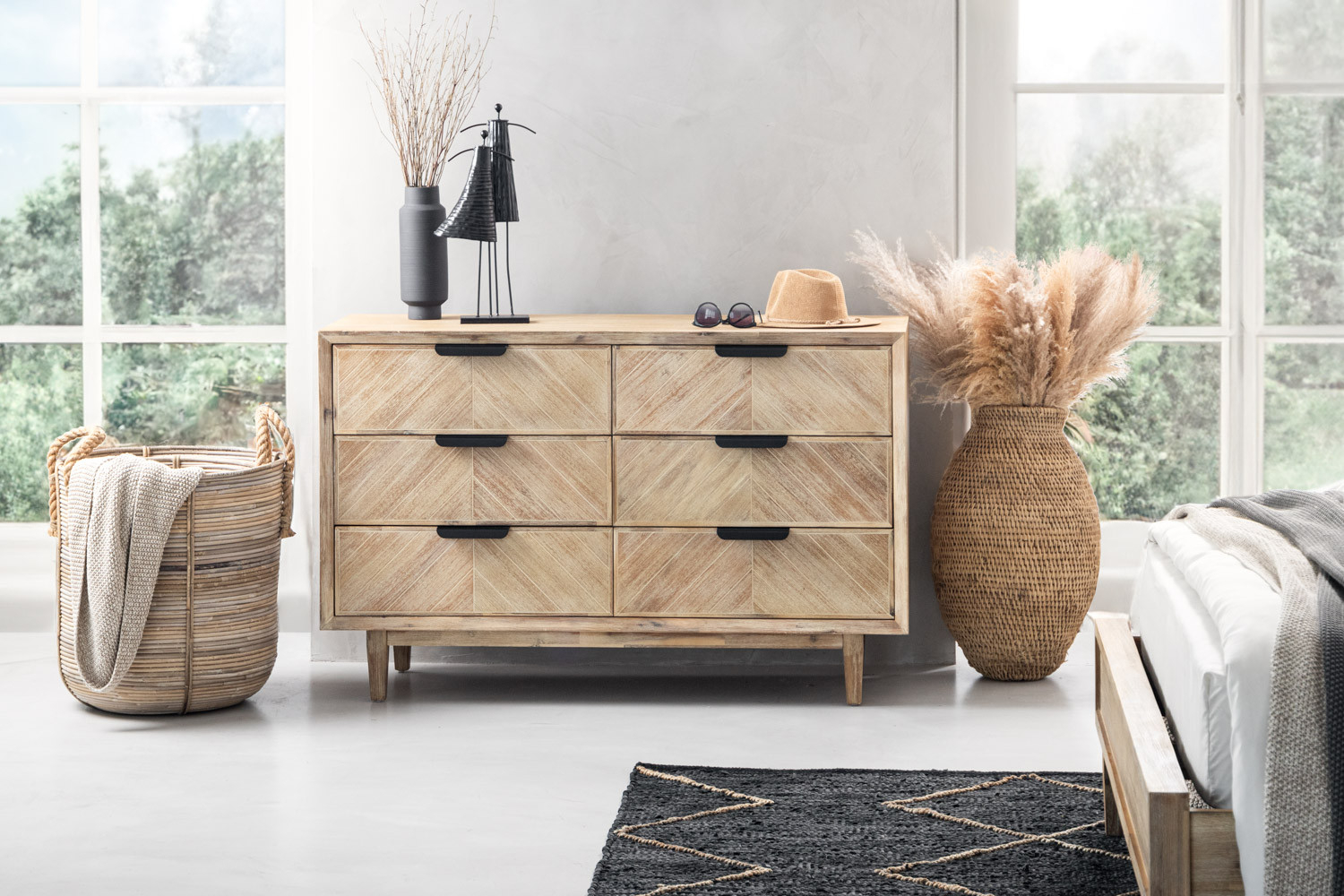 R1,300 off on Acacia Wood Chest of Drawers | OneDayOnly
