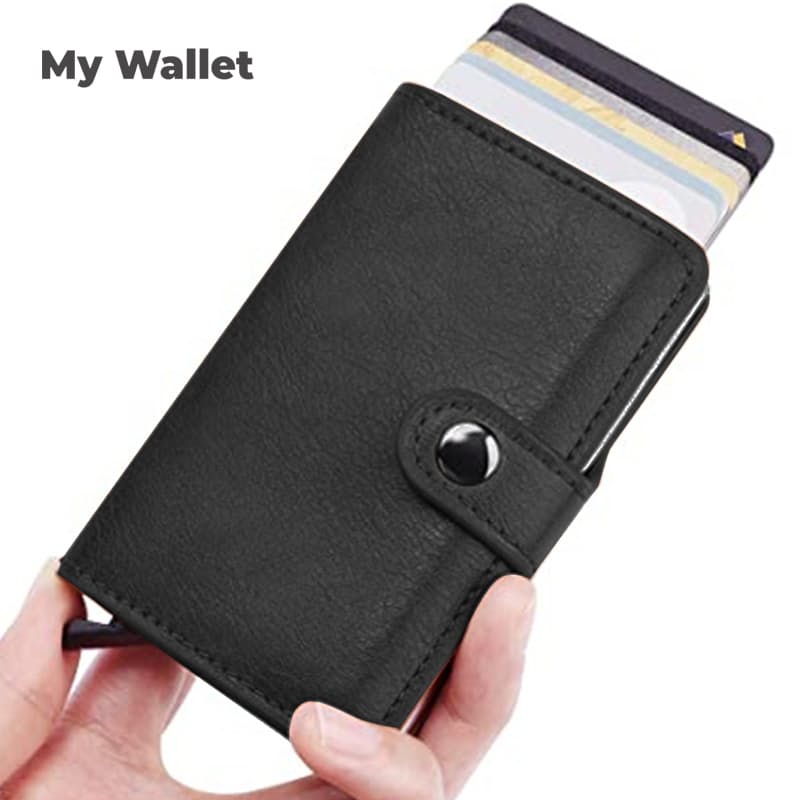 RFID Anti-Theft Pop-Up Wallet with Clip