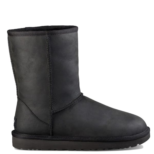 Ladies Leather Classic Short Black Boots