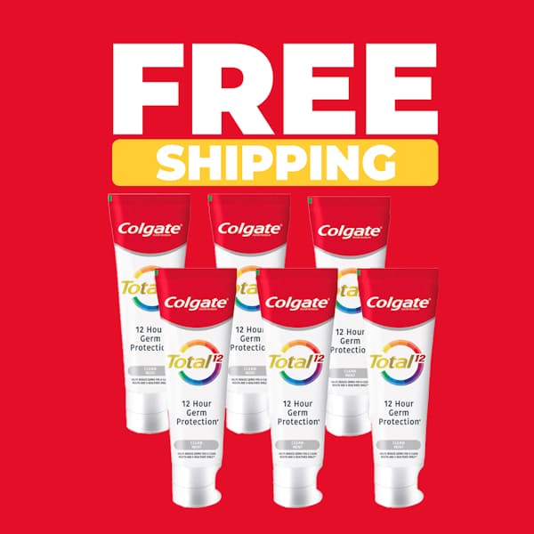6x 75ml Total 12 Multi-Benefit Toothpastes