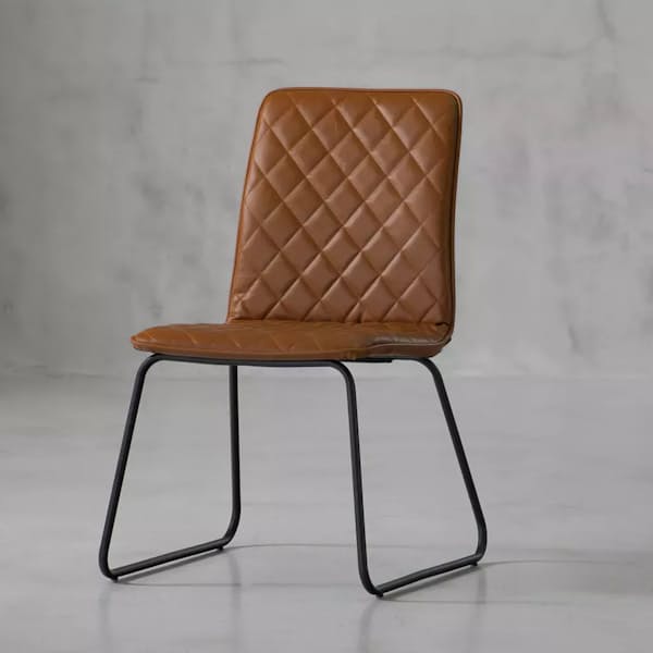 2x Quilted Dining Chair