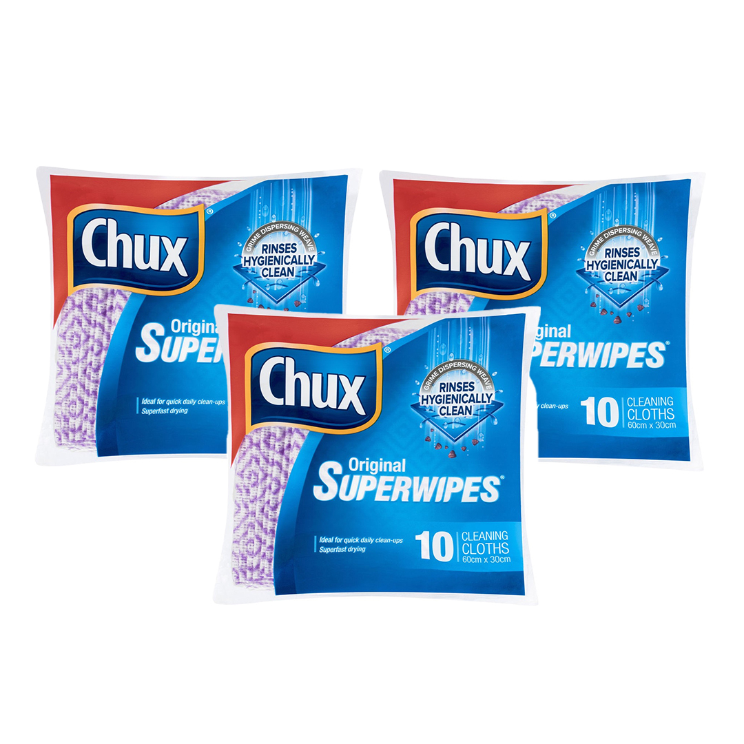 15% off on Chux 3x 10's Original Superwipes | OneDayOnly