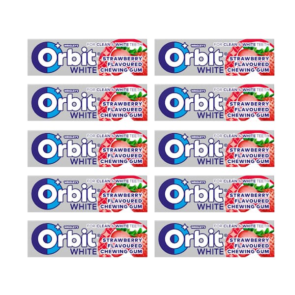 10x 14g Chewing Gum Packs