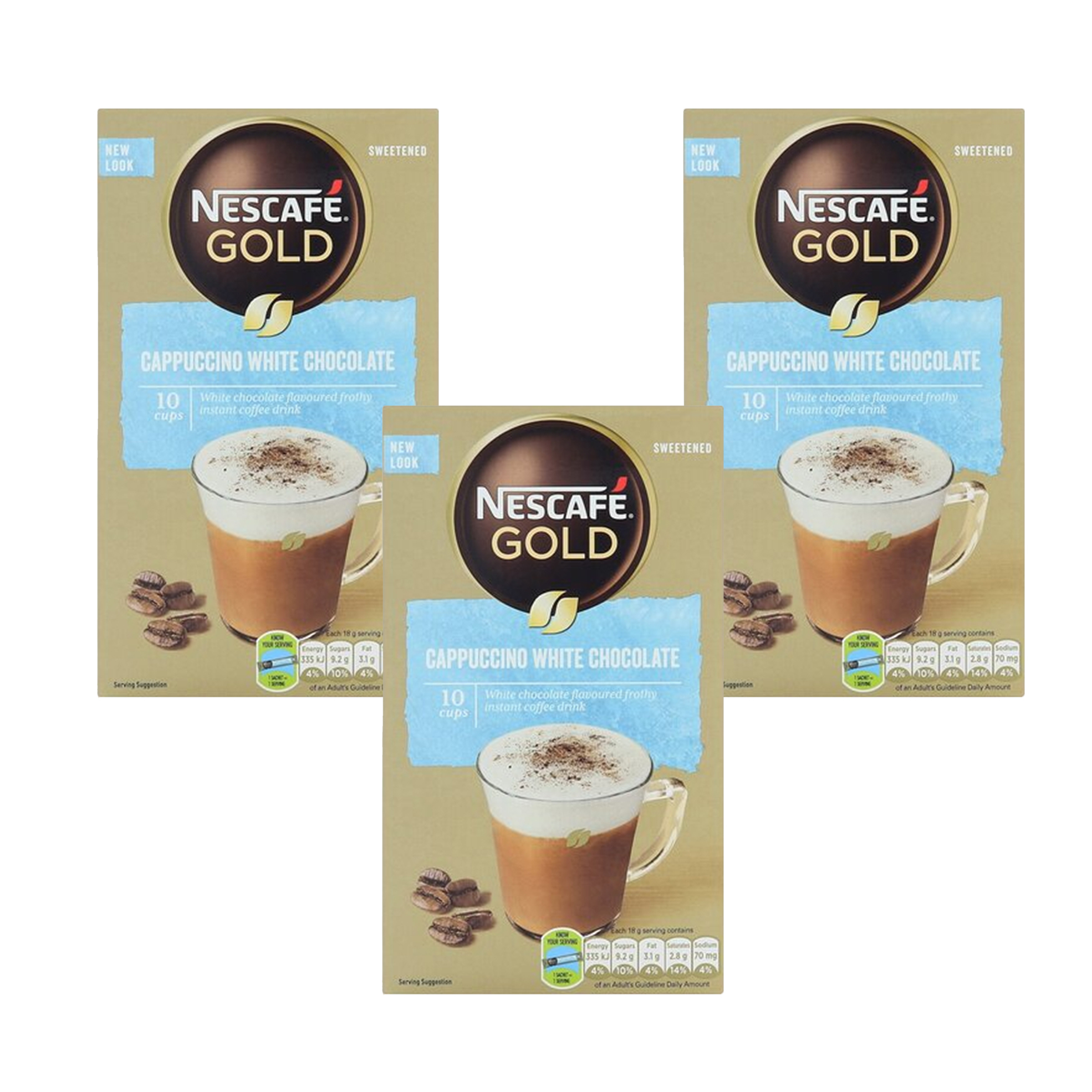 Nescafé Gold 3x 10's Cappuccino Sachets | OneDayOnly