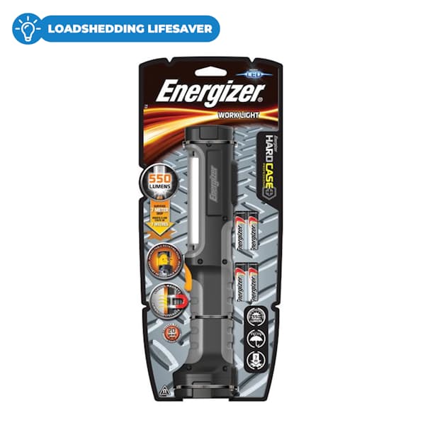 HardCase Pro Work Light Torch with 4x AA Batteries