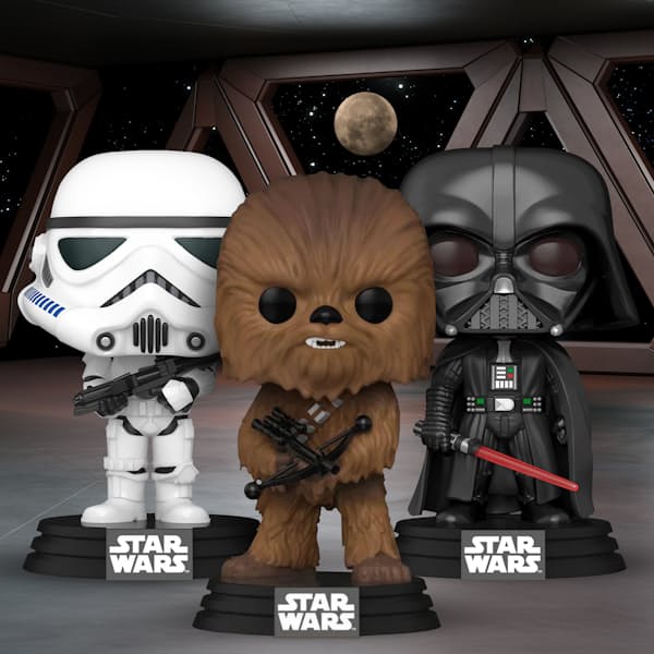 2x Star Wars Vinyl Figurines