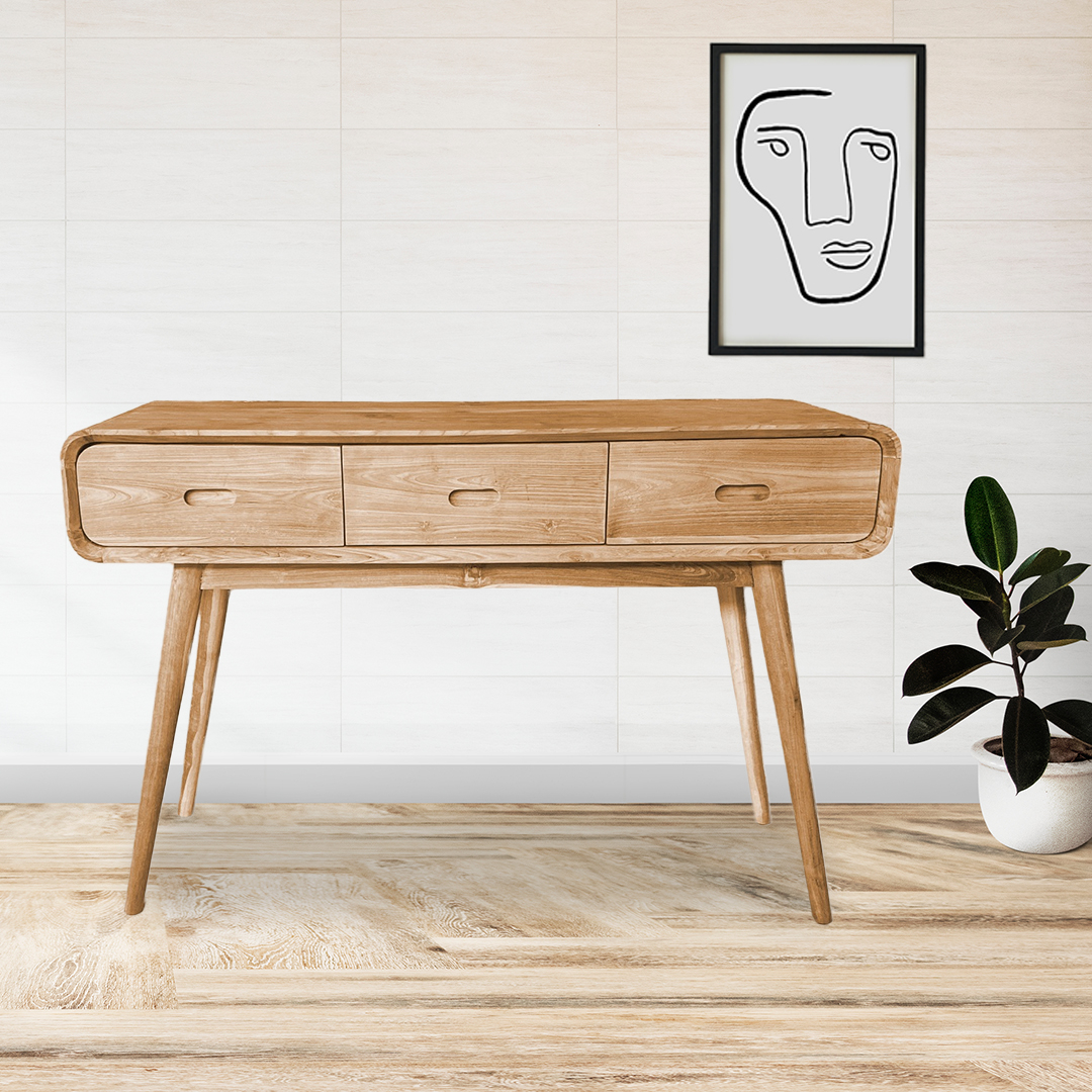 33% Off On Retro Teak Console Table | OneDayOnly