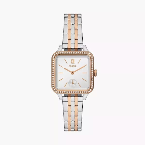 Ladies Colleen Three-Hand Two-Tone Stainless Steel Watch