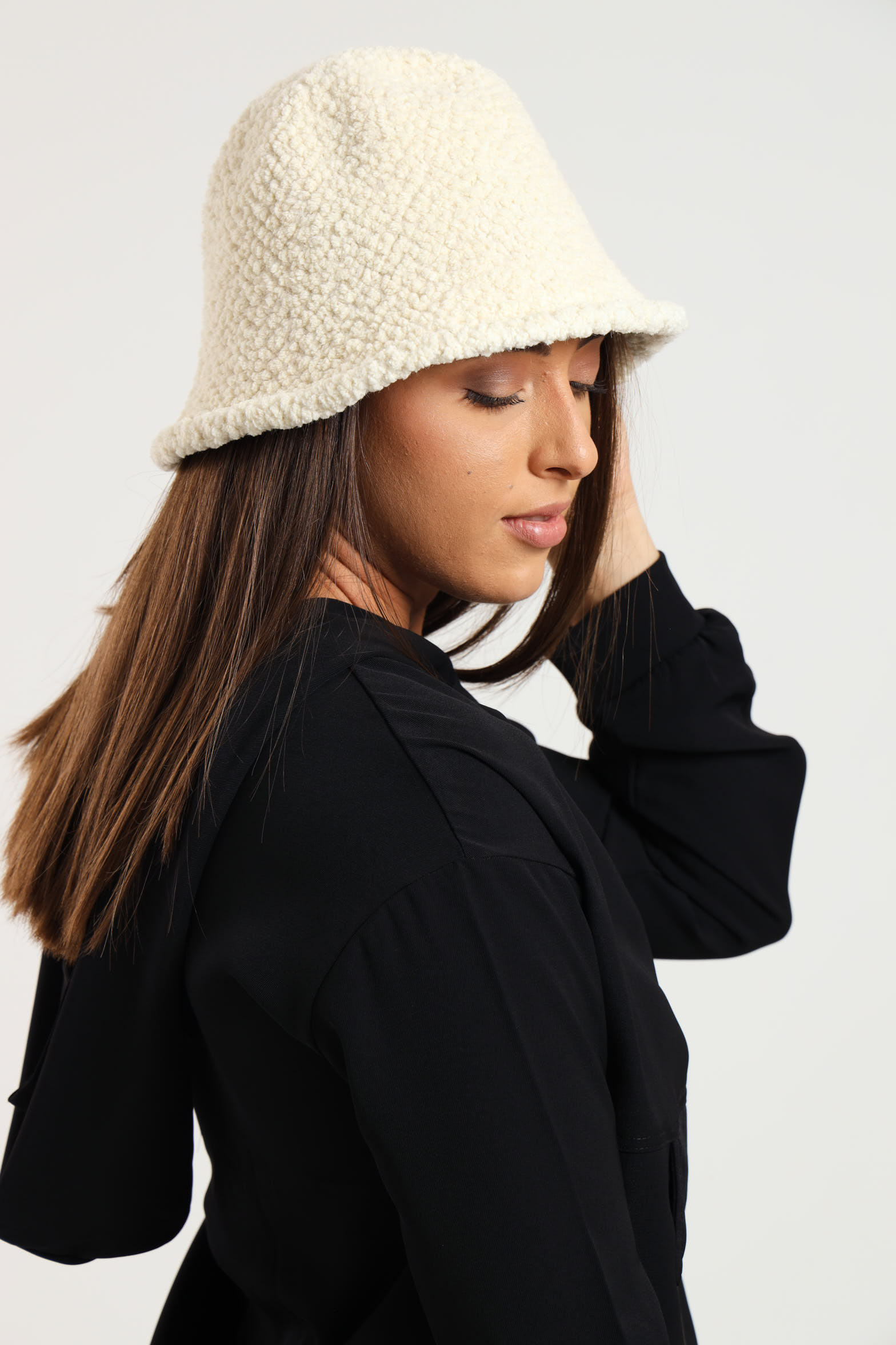 26% off on Ladies Panama Fluffy Bucket Hat OneDayOnly