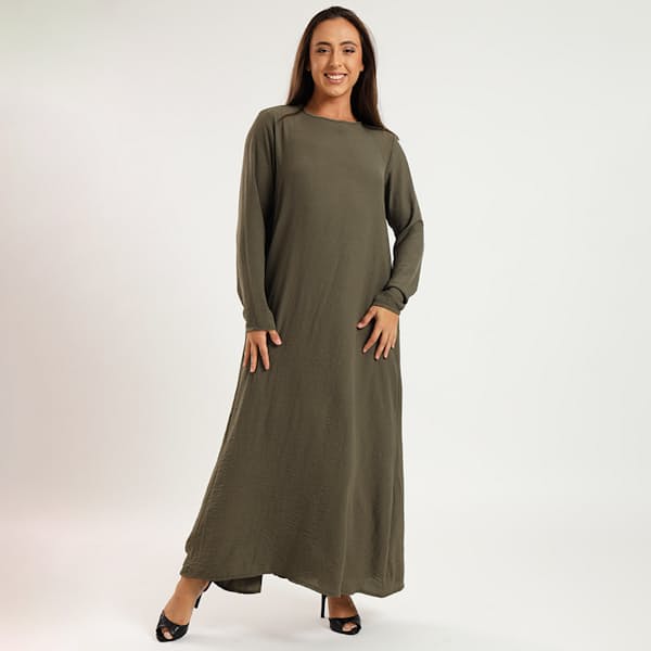 Ladies Zaria Airflow Long Sleeve Maxi Dress