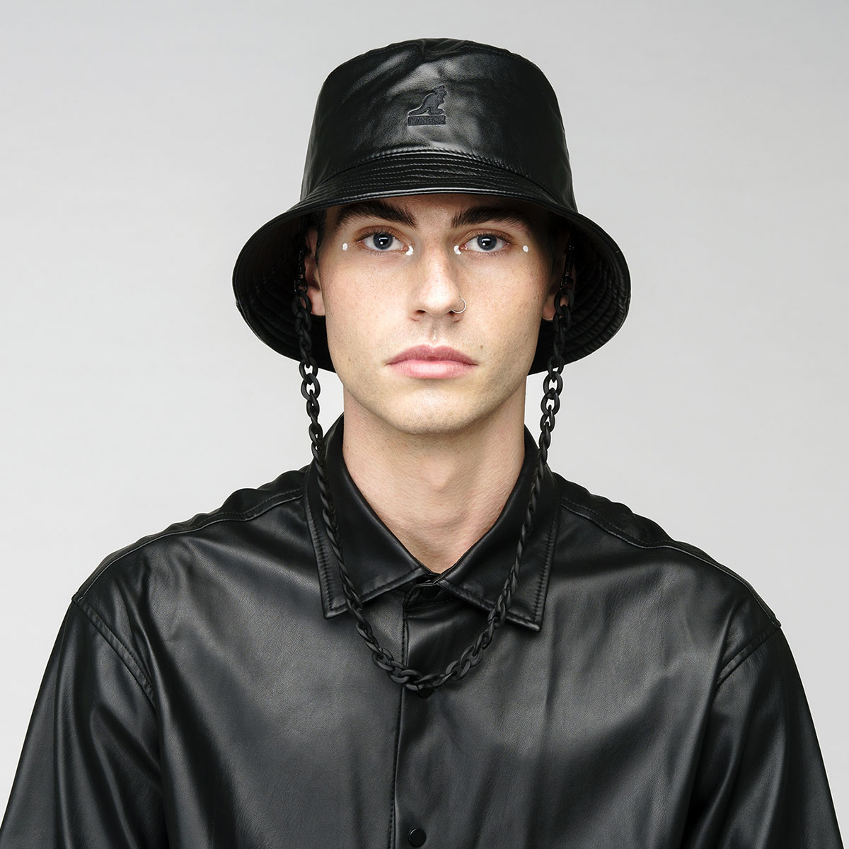 75% off on Kangol Faux Leather Bucket Hat | OneDayOnly