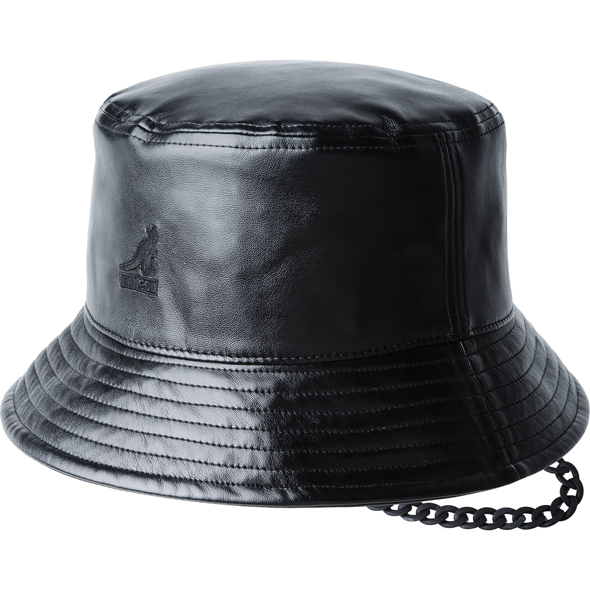 帽子 COOTIE Fake Leather Ball Hat COOTIE / Fake Leather Ball Hat -Black-