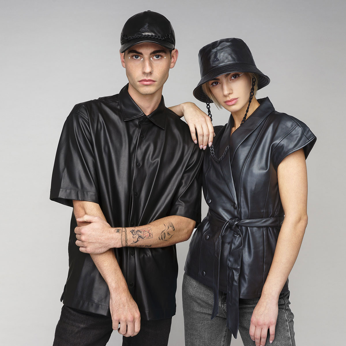 75% off on Kangol Faux Leather Bucket Hat | OneDayOnly