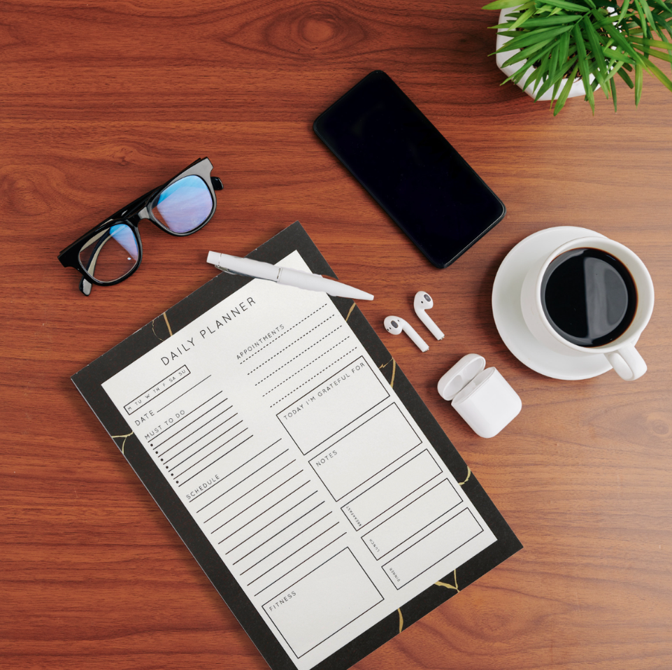 A5 Daily Planner - Accessories not included