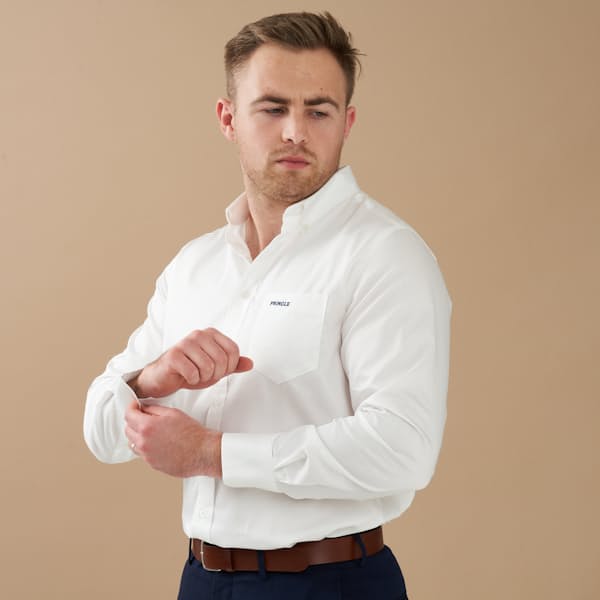 Men's William Long Sleeve Classic Fit Plain Shirt