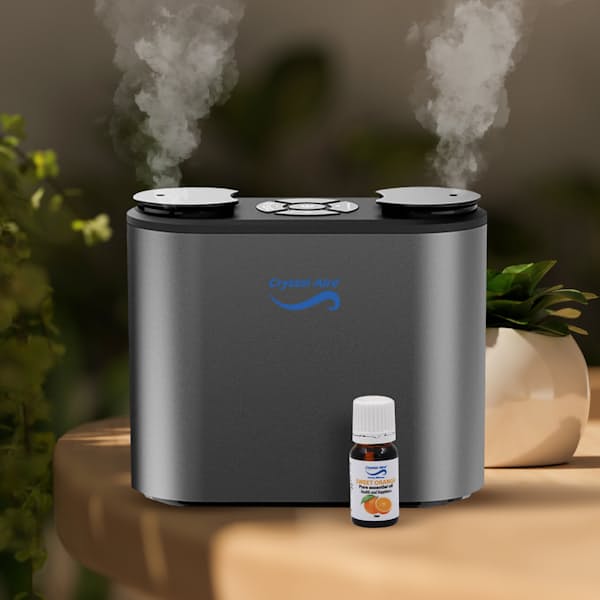 Ambient Dual Nozzle Waterless Aroma Diffuser with 10ml Essential Oil