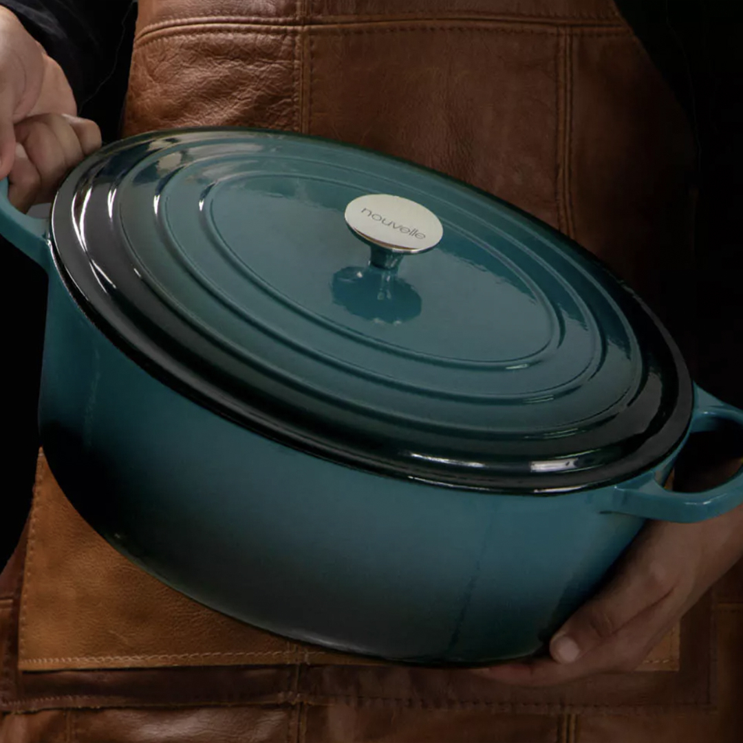 35cm Cast Iron Casserole Pot