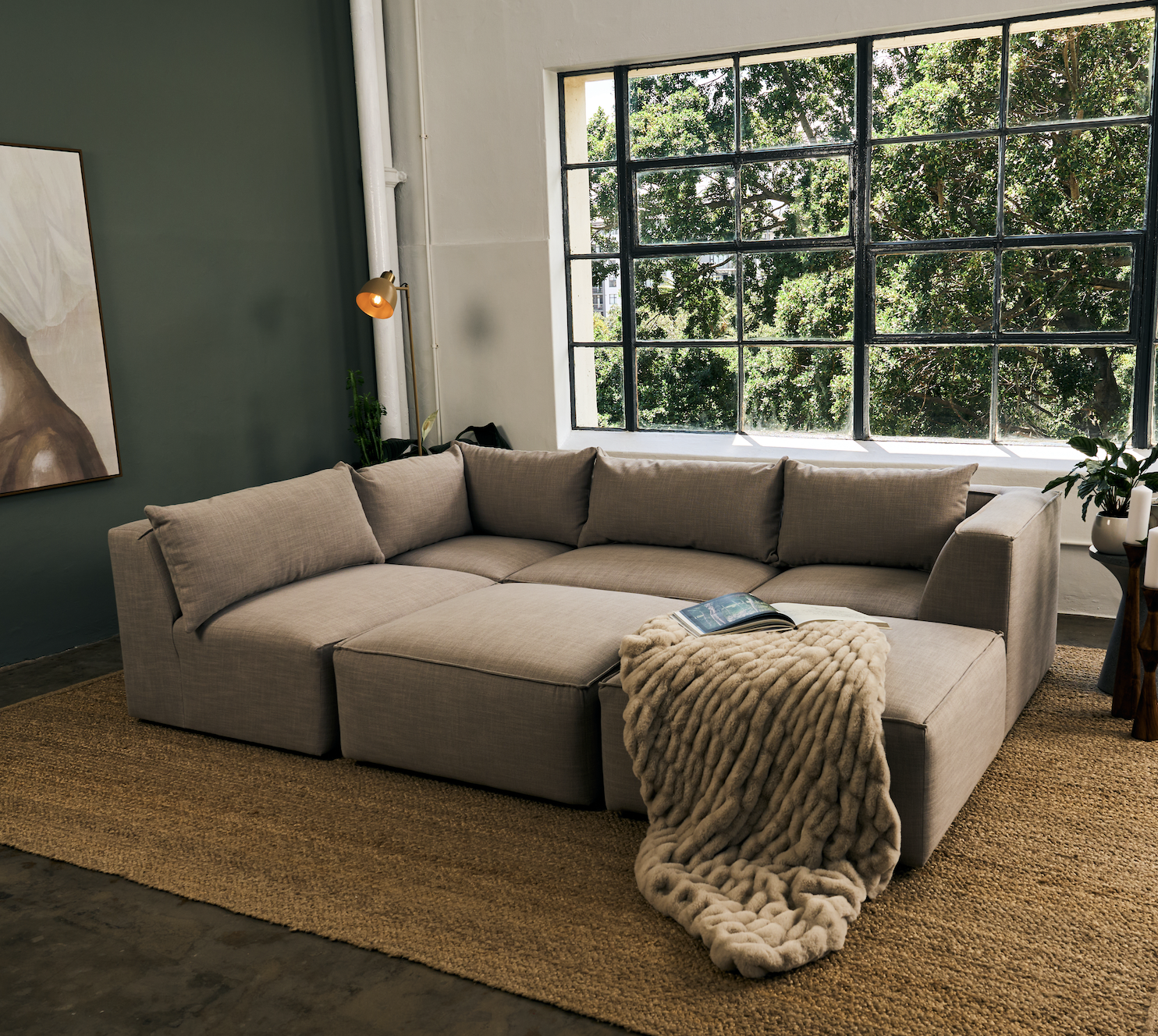 Linen - Functionality illustration, Pillows not included