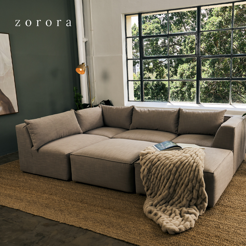 R16,550 off on Zorora Zola Nest Linen Couch | OneDayOnly