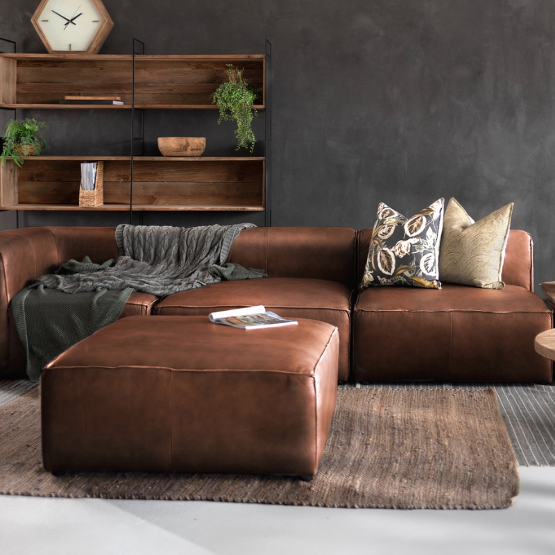 R4,000 off on Burbank 5-Piece Leather Couch Set | OneDayOnly