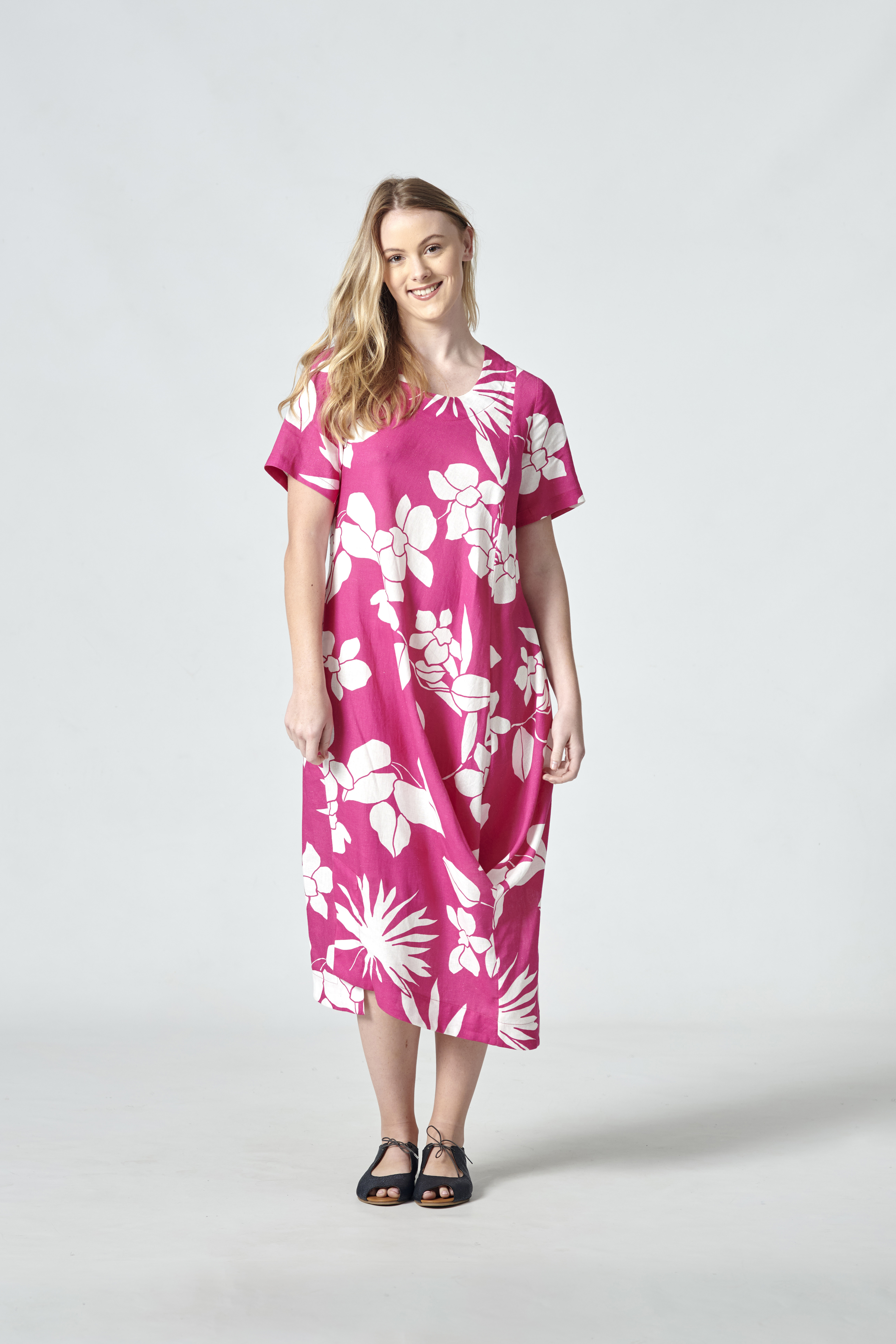 Fuschia/White