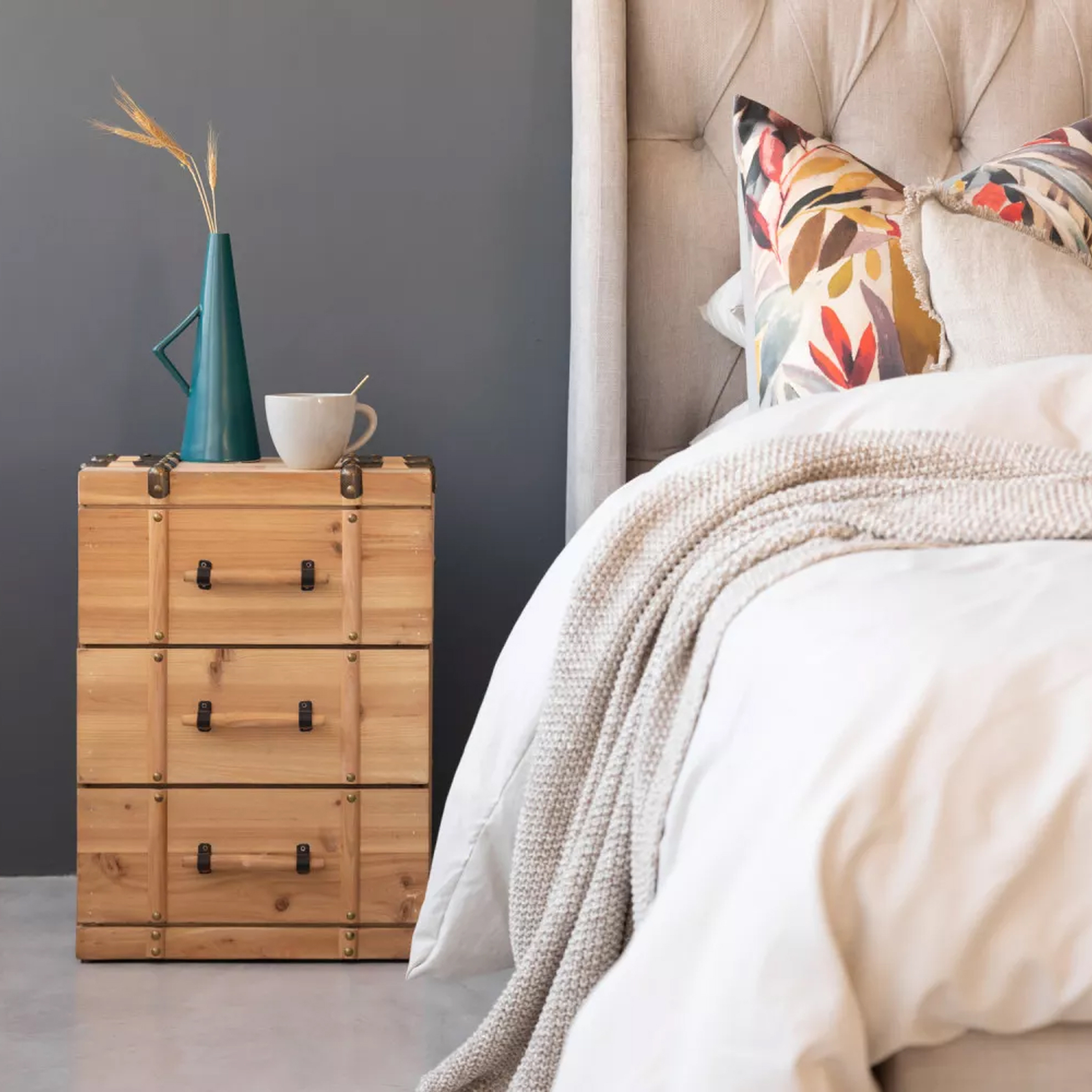 3-Drawer Chest Pedestal